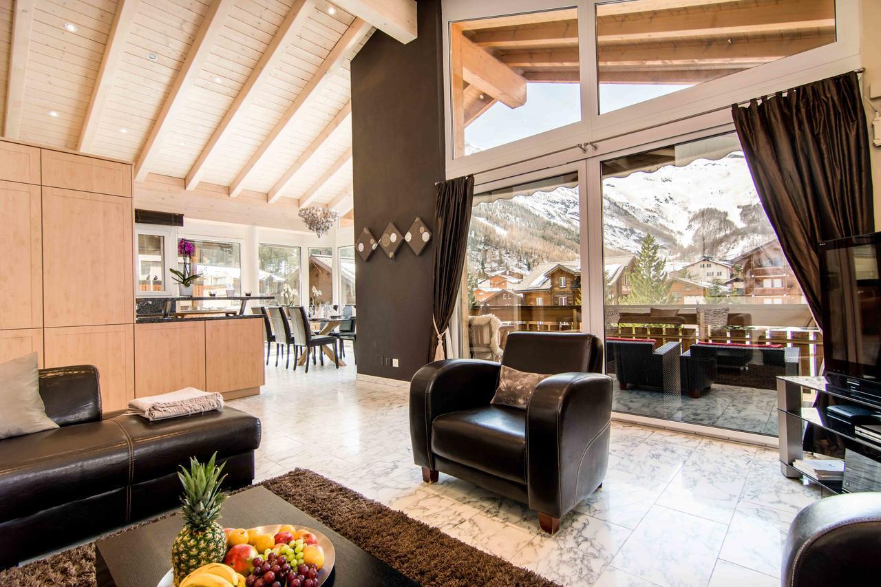 Chalet Sunshine Saas-Fee Exterior foto